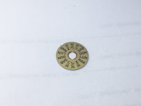 Omega caliber 1022 day dial with star, assembly part 1516