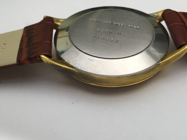 Vintage Breitling gold plated case for chronograph watch Venus 188 - Image 5