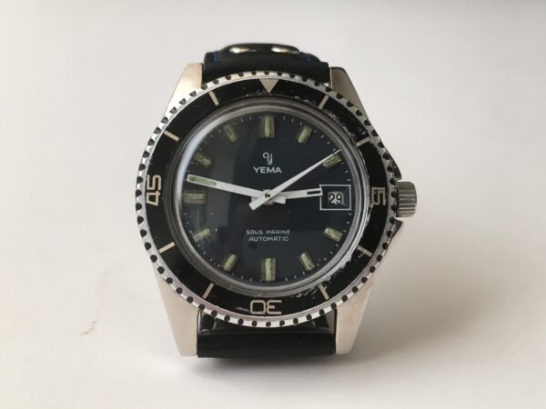 Vintage Yema Sous Marine Automatic Diver Watch 1970s