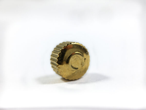 Omega gold color crown watch part 4.61 mm - Image 2