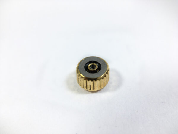 Omega gold color crown watch part 4.61 mm