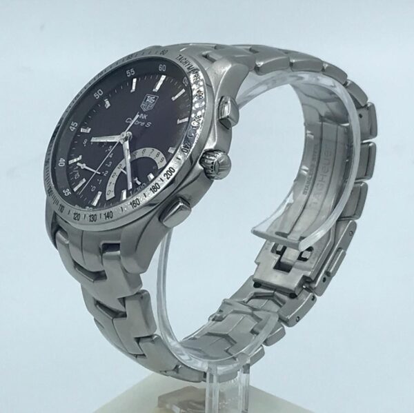 TAG Heuer Calibre S CJF7110 Link Quartz Watch Black Dial 42mm - Image 2