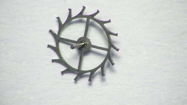 Valjoux 77 escape wheel and pinion with straight pivots part 705 - Image 2