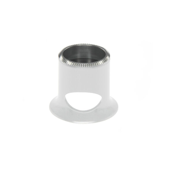 Bergeon 2611-TB-2 loupe, white, biconvex, ventilation port, magnification 5