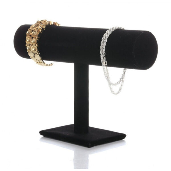 Black bracelet display stand