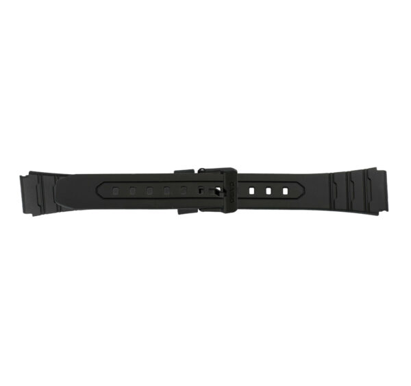 Casio 10421384 black rubber strap W-202-1AV 18 mm