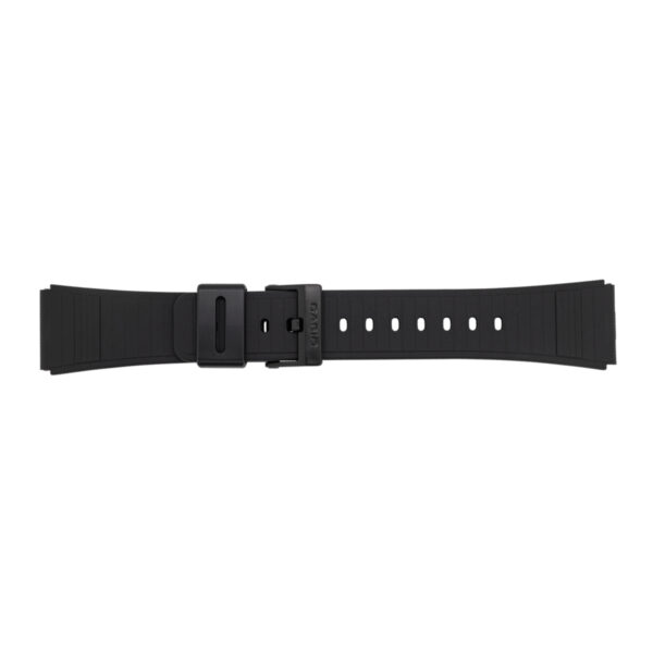 Casio 70378364 black rubber strap DBC-62-1UZ, DBC-62-1Z, DBC-62-9G, DBC-62-9GUZ, DBC-62-9GZ, DBC-80-1R, DBC-80-1UR