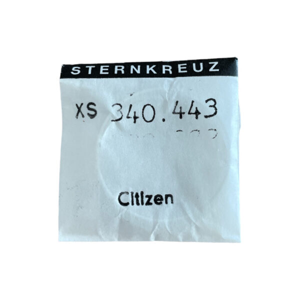 Citizen 54-01260 crystal glass part XS340443