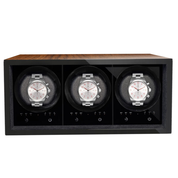 Elegant Boxy BLDC Safe 03 watch winder for 3 watches