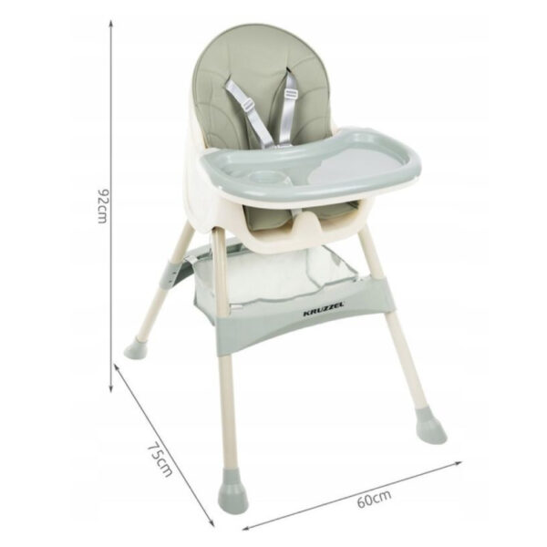 Kruzzel light green feeding chair for child's - Image 7