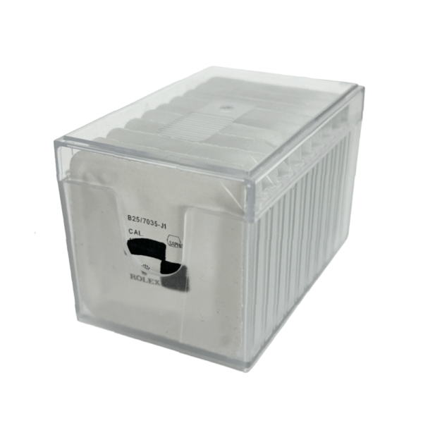 New plastic storage box for watch crystals to 10 units