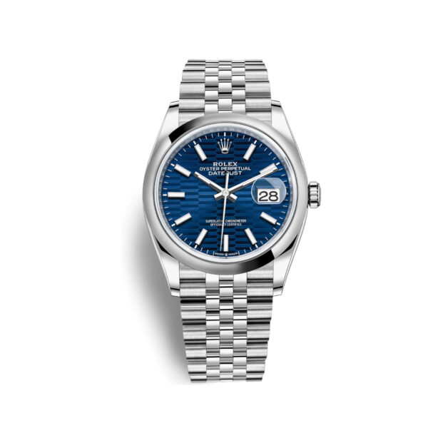 New Rolex Datejust 126200 Blue Motif dial 36mm 2022