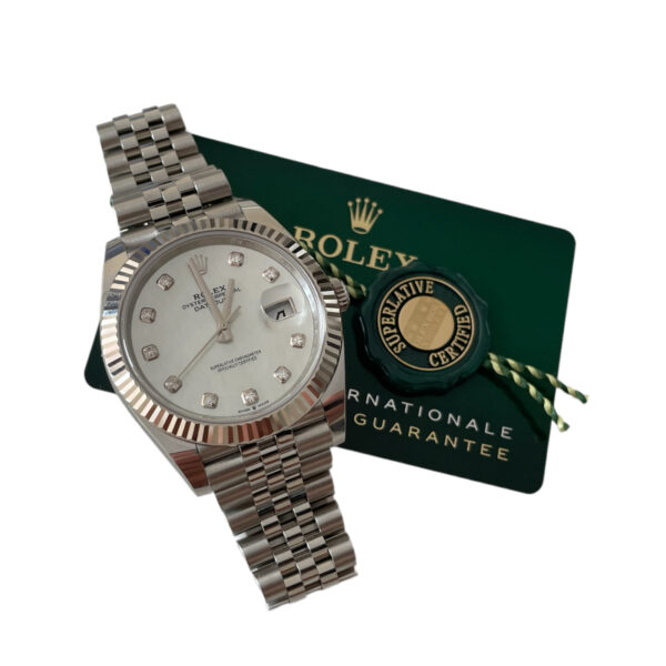 New Rolex Datejust 126334 NG MOP dial with diamonds 41 mm 2022 - Image 3