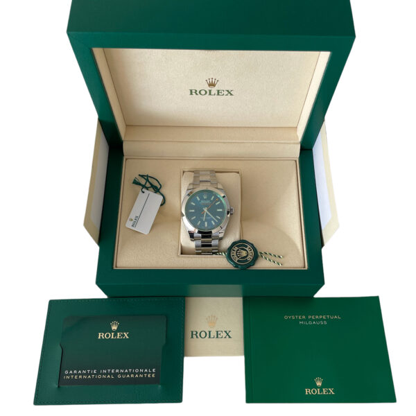 New Rolex Milgauss 116400GV blue dial men's watch 2022 - Image 2