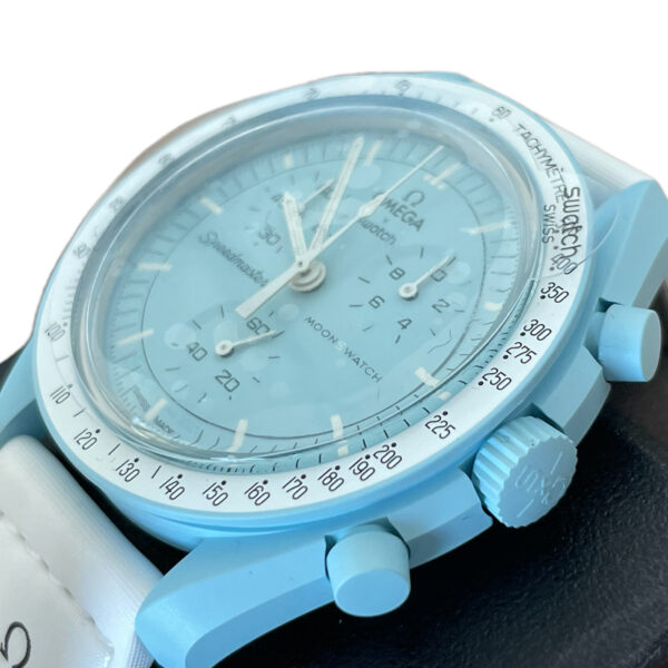 New Swatch MoonsWatch chronograph watch Mission to Uranus 2023, full set - Image 2