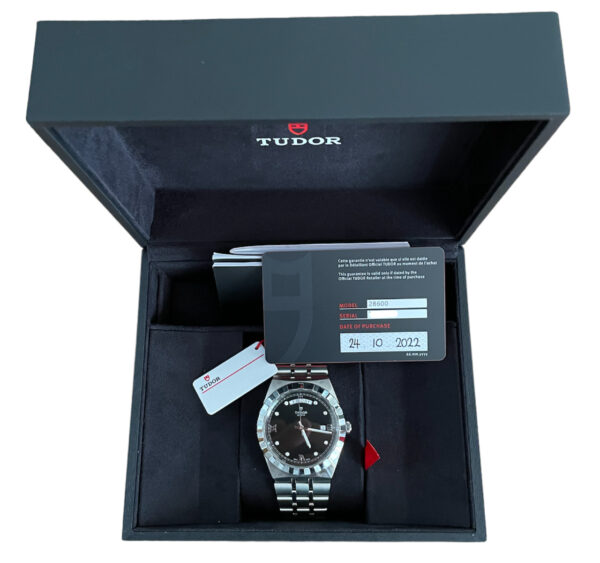 New Tudor Royal M28600-0004 black dial with diamonds 41 mm 2022 - Image 2