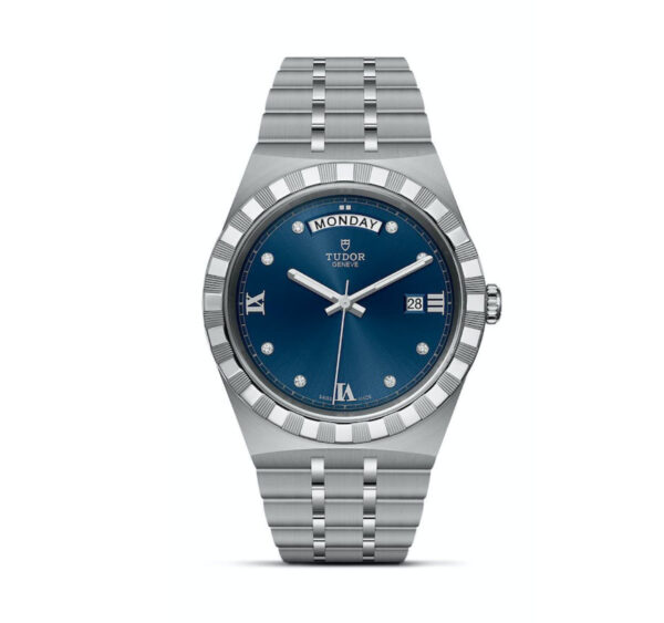 New Tudor Royal M28600-0006 blue dial with diamonds 41 mm 2022