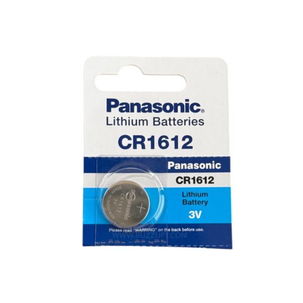 Panasonic CR1612 lithium battery 3V coin cell