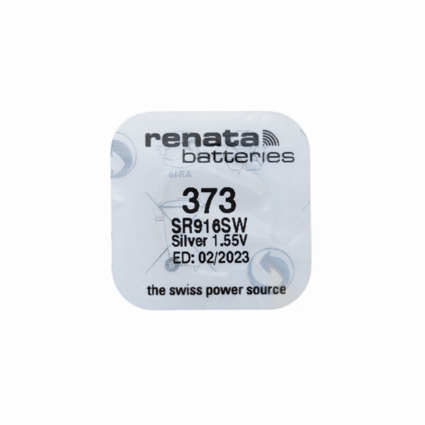 Renata 373 SR916SW watch battery 1.55V Swiss Made