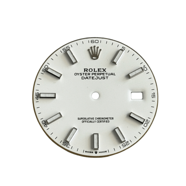 Rolex Datejust 126300, 126334 41mm white dial part