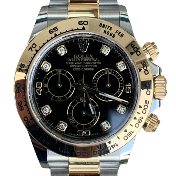 Rolex Daytona Cosmograph 116503 black diamond dial men's watch 2021 - Image 6