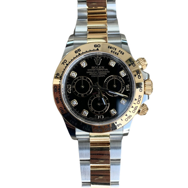 Rolex Daytona Cosmograph 116503 black diamond dial men's watch 2021