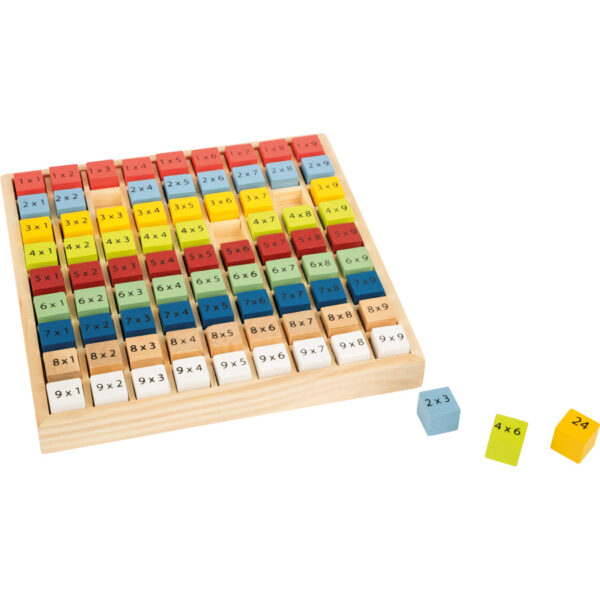 Small Foot Wooden Colourful Multiplication Table Educate - Image 2