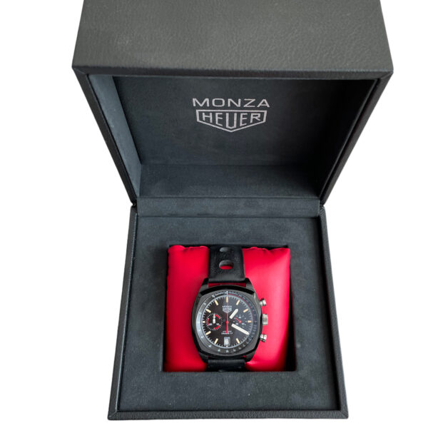 TAG Heuer Monza automatic Men's watch Anniversary Limited Production Black PVD Titanium 42mm CR2080.FC6375 - Image 9