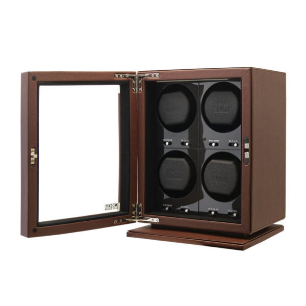 BLDC-B04 Watch winder for 4 watches, dark brown