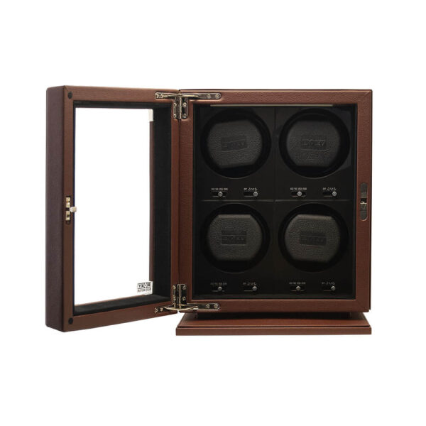 BLDC-B04 Watch winder for 4 watches, dark brown - Image 2