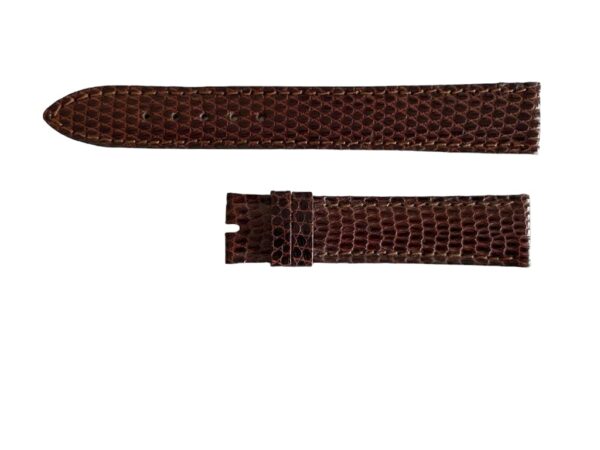 Cartier brown leather strap 15 mm