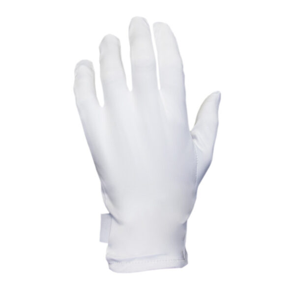 Heli presentation gloves, white, size XL, 1 pair, microfiber and cotton - Image 2