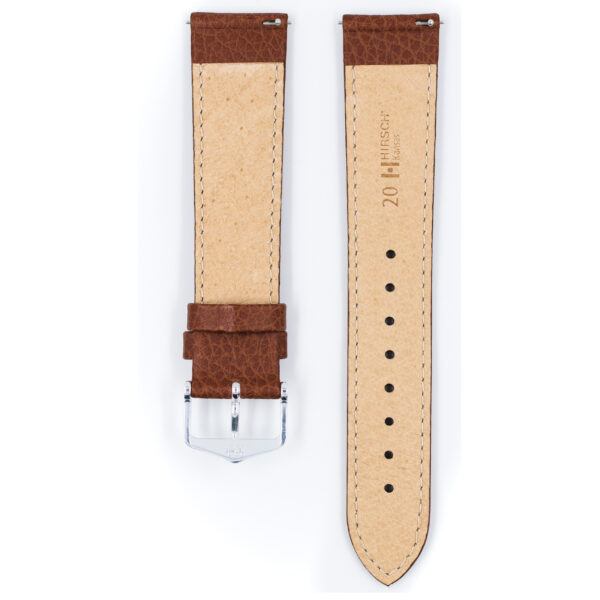 Hirsch Kansas L Golden brown leather watch strap 16 mm 01502070-2-16 - Image 3