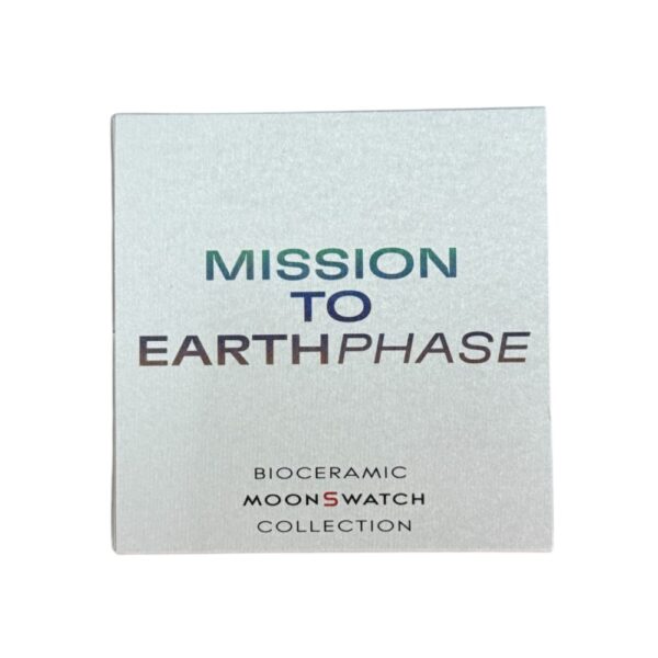 New SWATCH Omega Mission to EarthPhase chronograph men's watch 2025 - Image 4