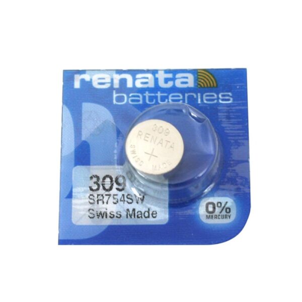 Renata 309 SR754SW watch coin battery 1.55V