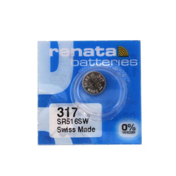 Renata 317 SR516SW watch coin battery 1.55V