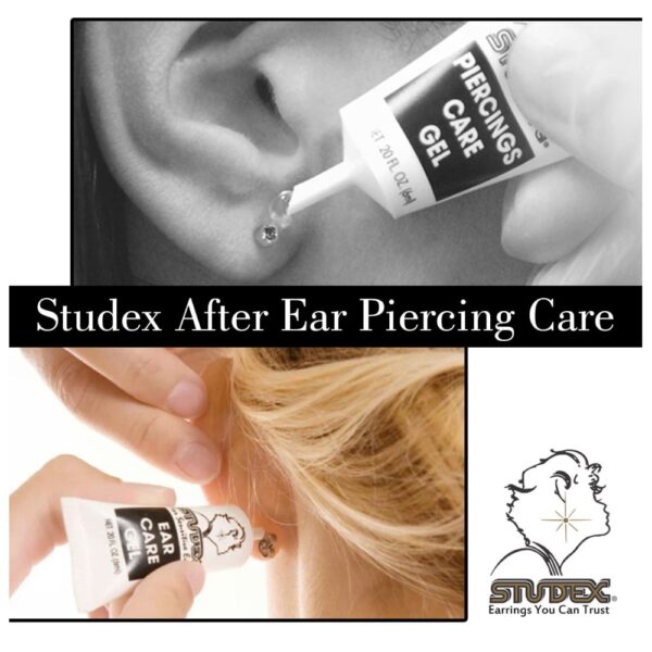 Studex Ear Piercing Care Gel – Ear Piercing Aftercare Gel with Soothing Aloe Extract to Protect Skin - Image 3